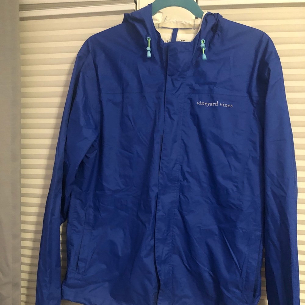 Vineyard Vines rain jacket Royal Blue